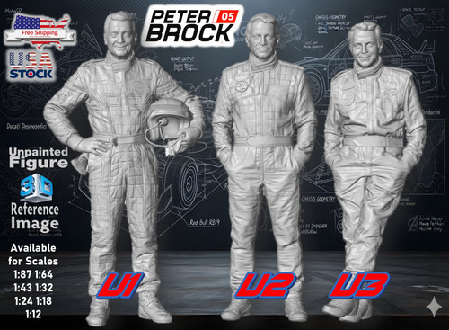 Peter brock unpainted figures - peter,